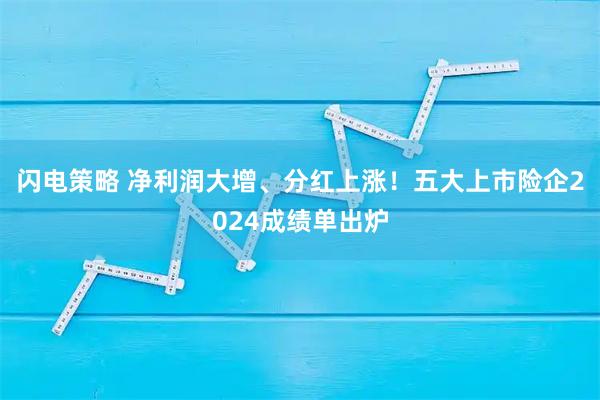 闪电策略 净利润大增、分红上涨!五大上市险企2024成绩单出炉